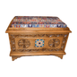 Ottoman Stool with kilim fitting With Storage Box