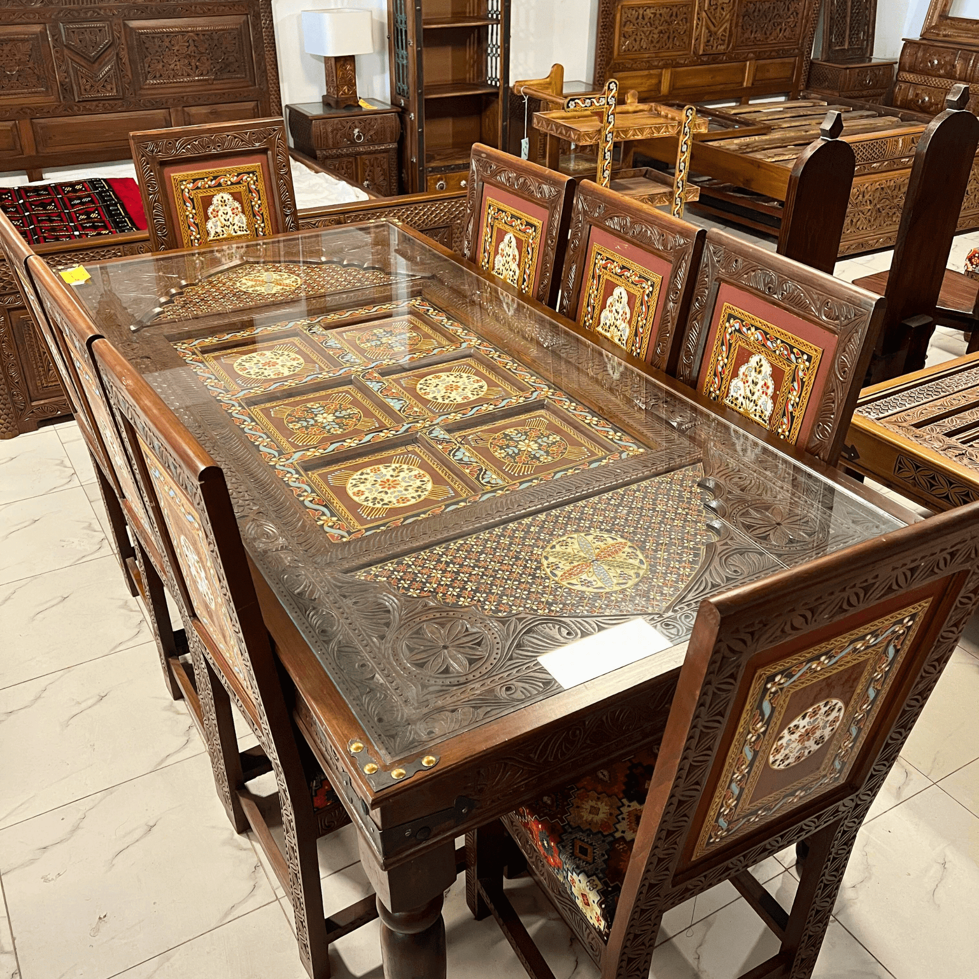 Swati Dinning Table Set 8 Seater